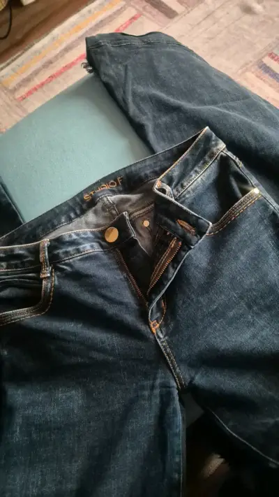 Jeans de mezclilla azul para mujer - miniatura 6