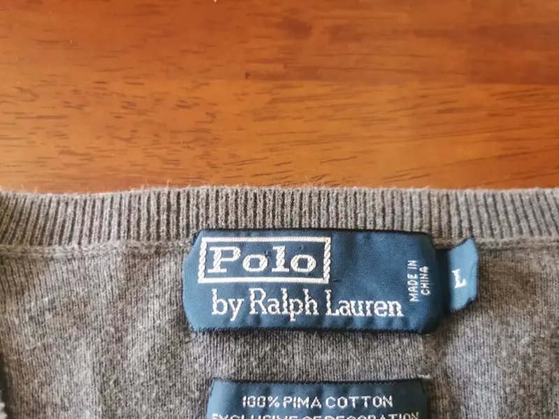 Suéter gris Polo Ralph Lauren L - 3
