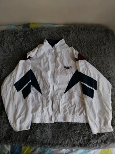 Chaqueta deportiva blanca Reebok vintage - miniatura 1
