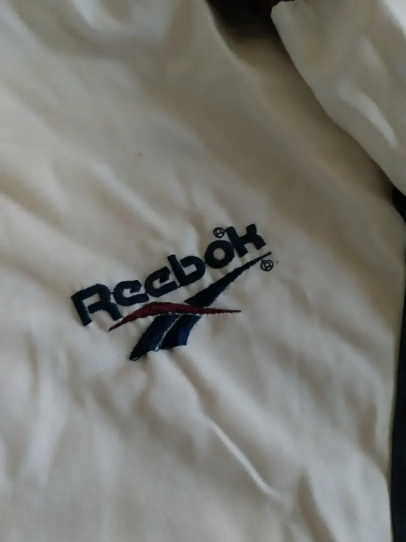 Chaqueta deportiva blanca Reebok vintage - 3