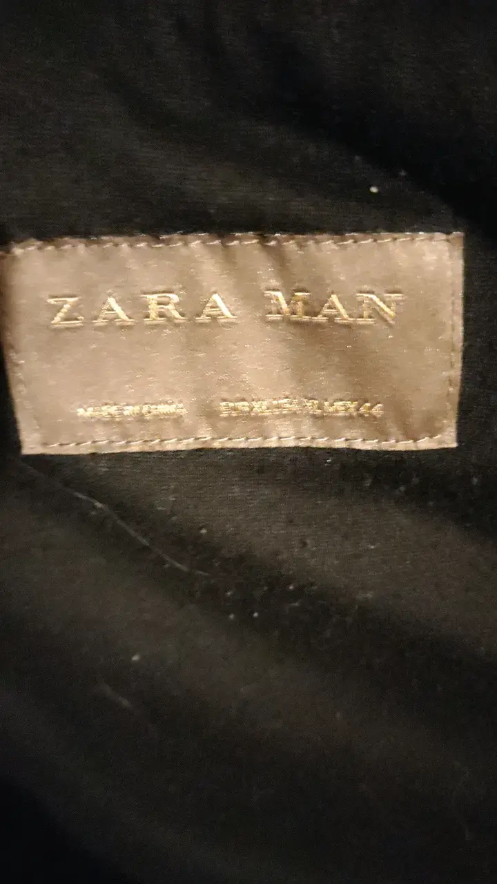 Chaqueta negra para hombre marca zara - 4
