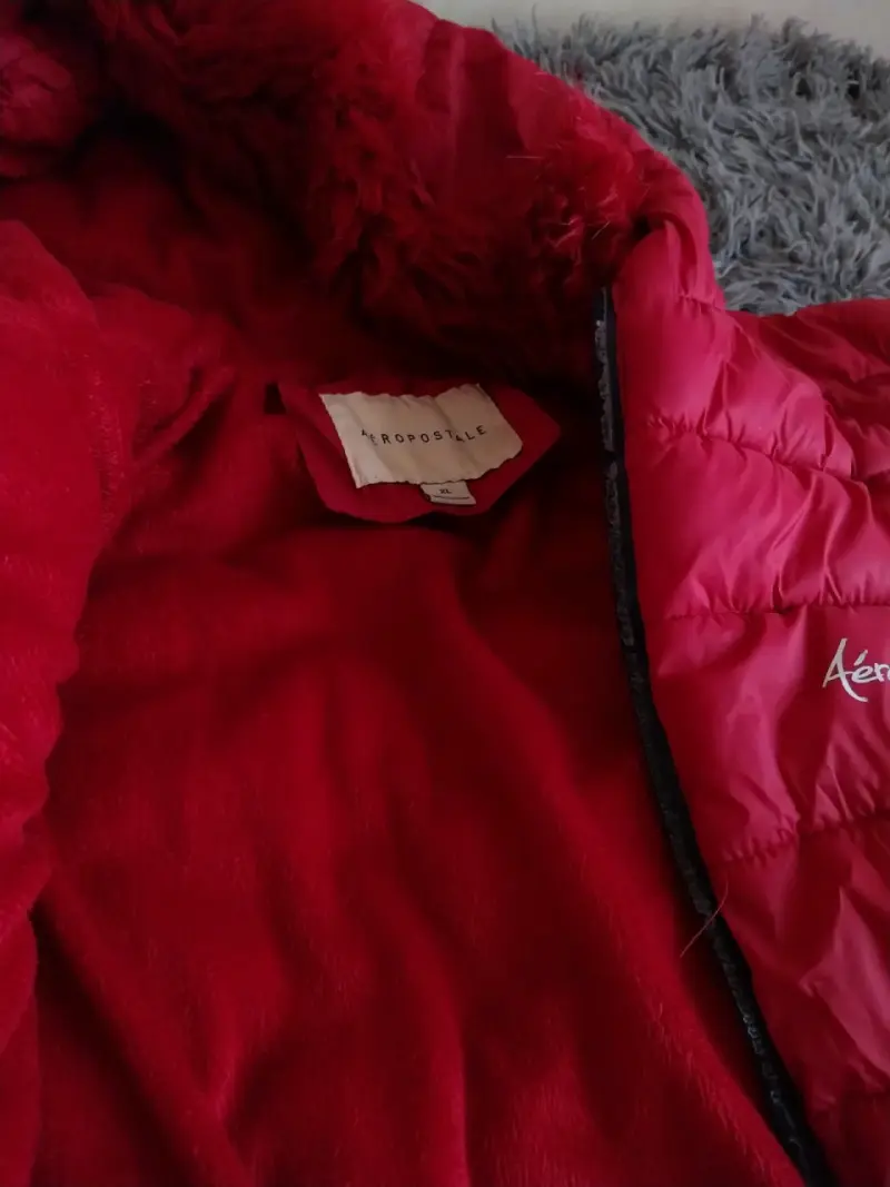 Chaqueta Roja Aéropostale con Capucha - 2