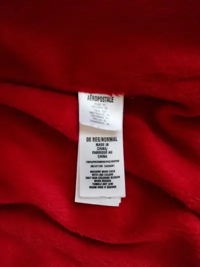 Chaqueta Roja Aéropostale con Capucha - miniatura 5