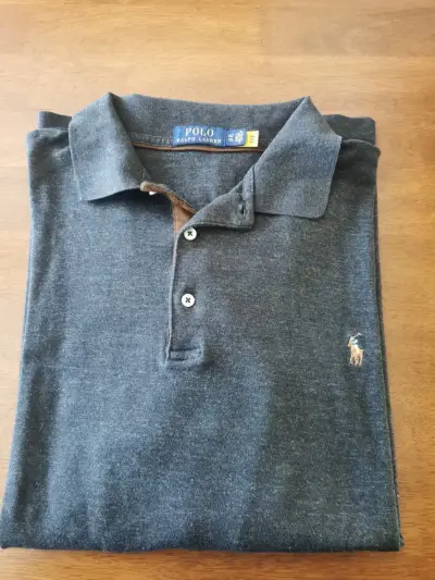 Polera XL Polo Ralph Lauren gris oscuro - miniatura 1