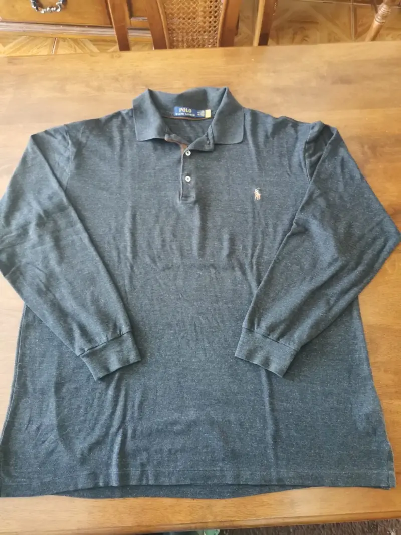 Polera XL Polo Ralph Lauren gris oscuro - 3