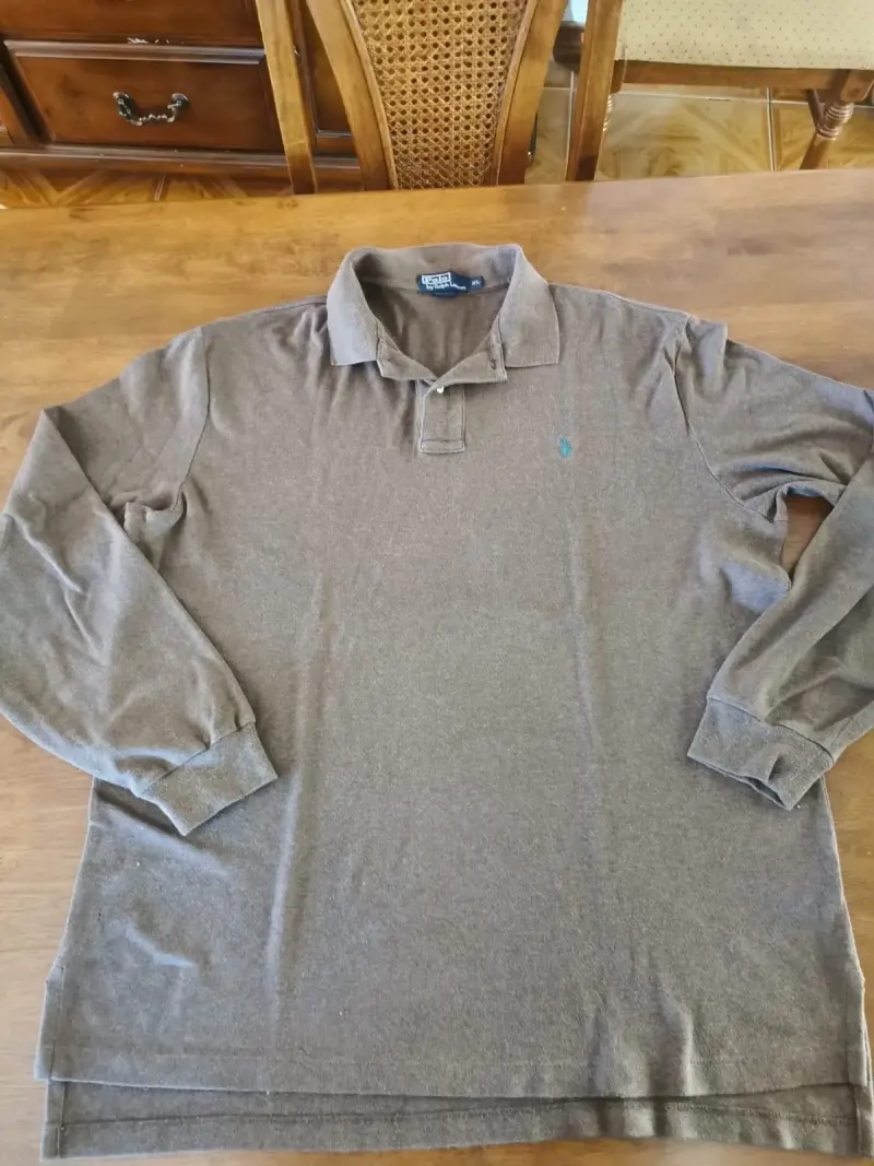 Polera Polo Ralph Lauren Marrón Talla XL - 3