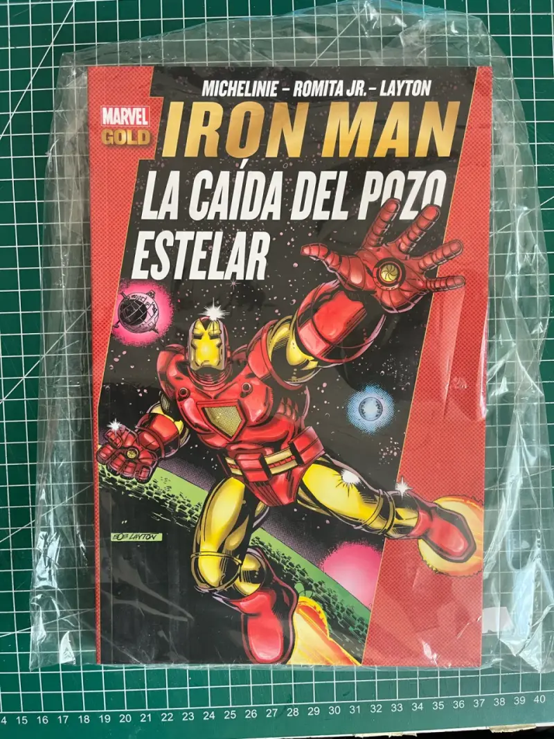 Cómic Iron Man La Caída del Pozo Estelar Marvel Gold - 1
