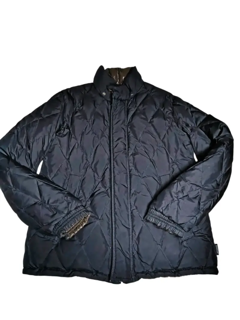 Chaqueta de plumas reversible marrón y negra - 2