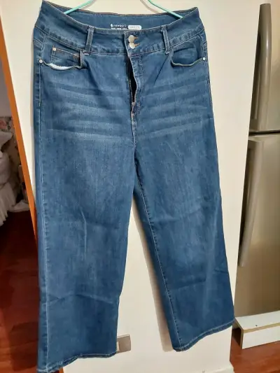Jeans de mujer Newport Wide Leg azul clásico - miniatura 1