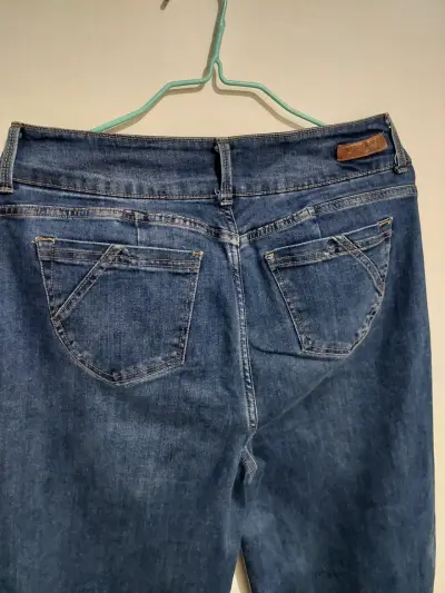 Jeans de mujer Newport Wide Leg azul clásico - miniatura 4