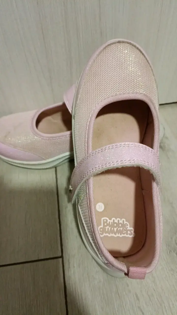 Zapatos rosados para niña Bubblegummers talla 31 - 2
