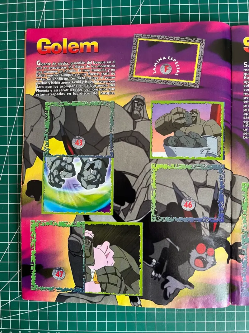 Álbum Monster Rancher con póster gratis - 2