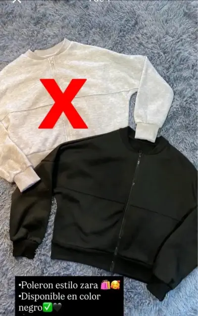 Conjunto deportivo negro con capuchadetalles bri - miniatura 2