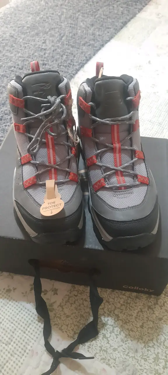 Botas de montaña grises con protección de punta - 2