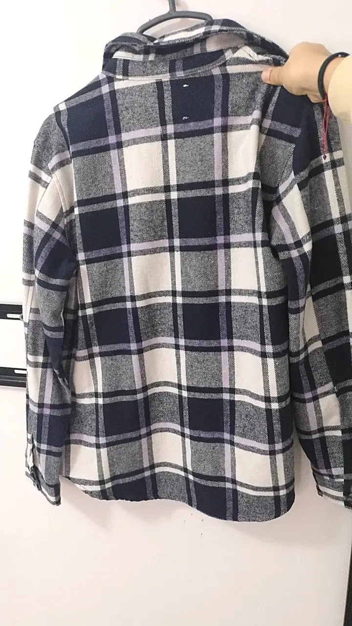 Camisa de franela a cuadros para adolescentes - 2