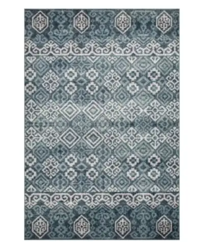 Alfombra rectangular azul Calgary 200x300 cm - miniatura 6