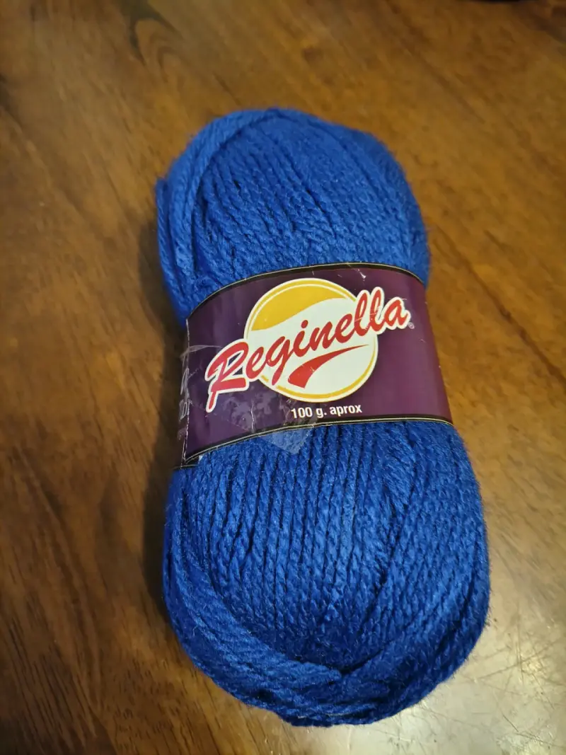 4 Ovillos Lana acrílica azul Reginella 100g - 1