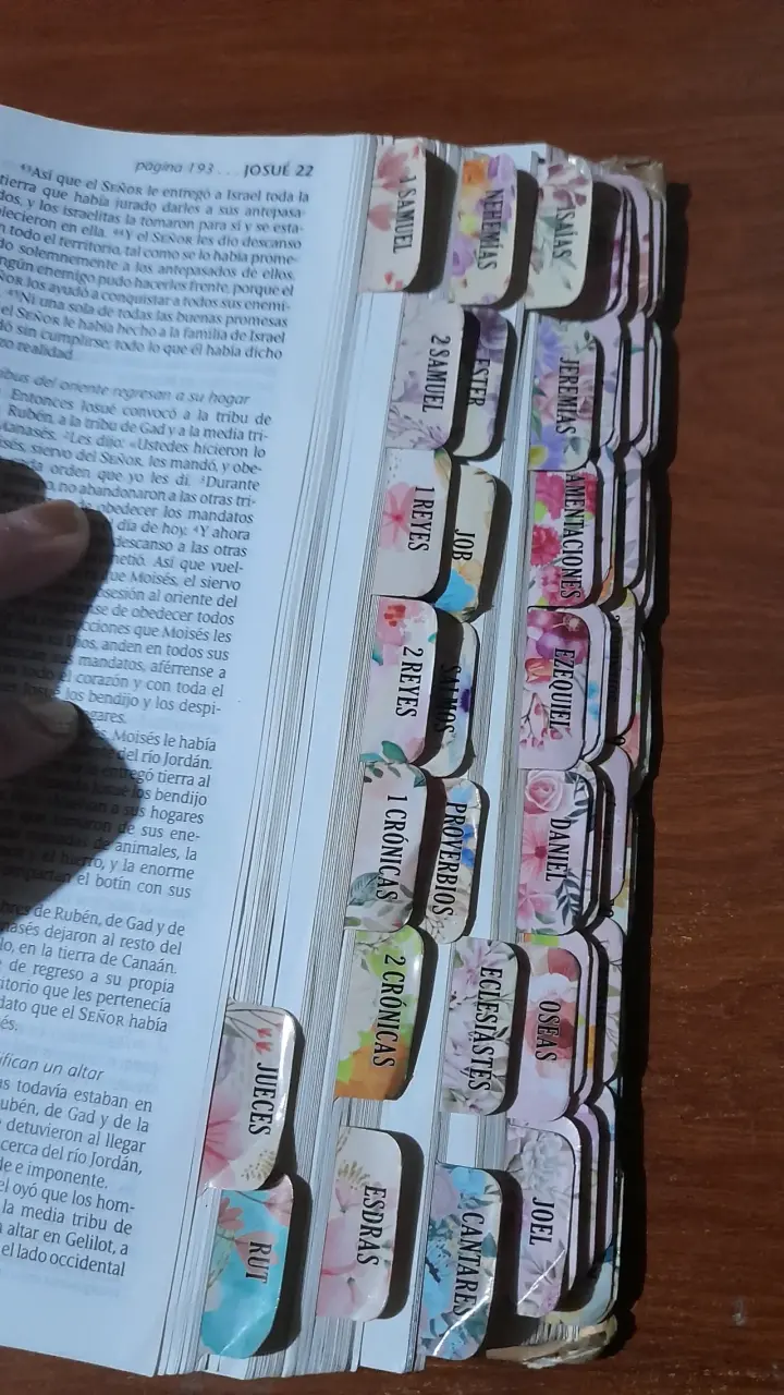 Pestañas para biblia - 1