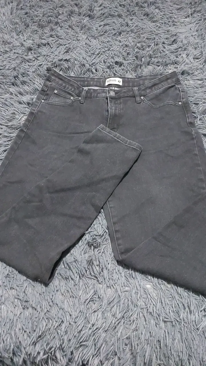 Jeans negros mujer tiro alto talla 42 - 3