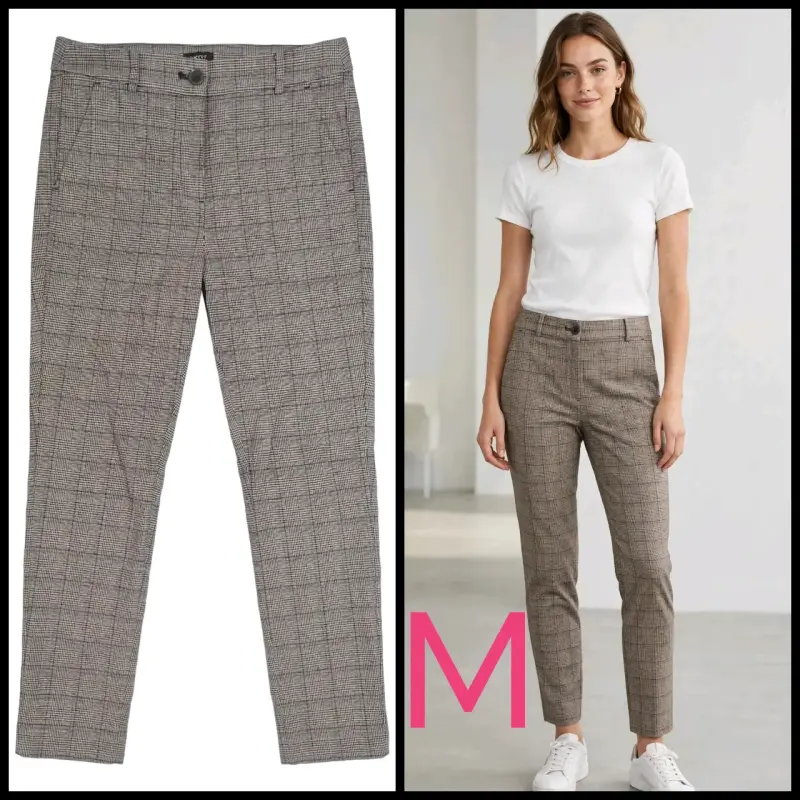 Pantalones de vestir para mujer en beige - 2