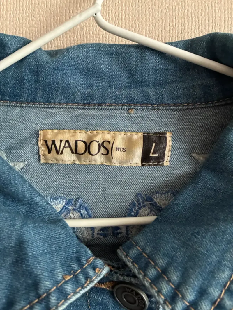 Chaqueta de mezclilla con bordados y flecos Wados - 3