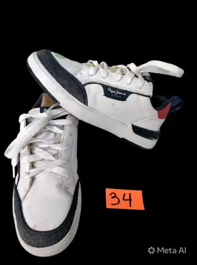 Zapatillas Pepe Jeans Blancas y Negras - miniatura 1