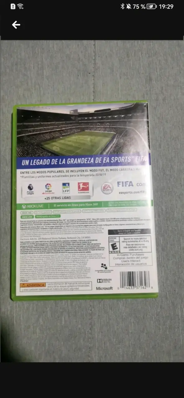 Juego FIFA 19 para Xbox 360 Legacy Edition - 3