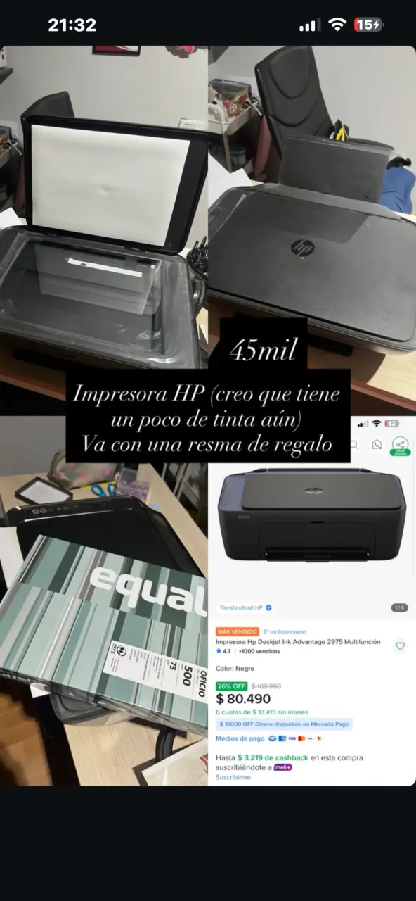 Impresora HP DeskJet Ink Advantage