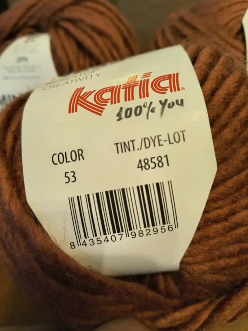 3 Ovillos de Lana acrílica Katia Mind Woolness - 2