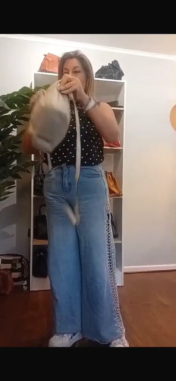 Bolso de cuero marrón para mujer - 3