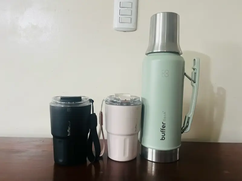 Termo Buffer Flask con accesorios y estuche - 2