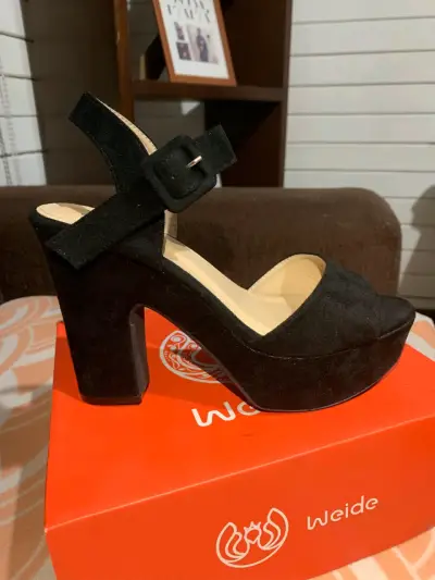 Sandalias de Tacón Alto Negras Weide - miniatura 2