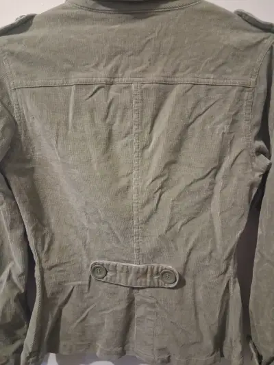 Chaqueta de cotele verde oliva Plugg talla S - miniatura 5