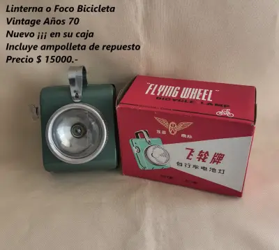 Linterna Vintage para Bicicleta Años 70 con Vol2 - miniatura 1