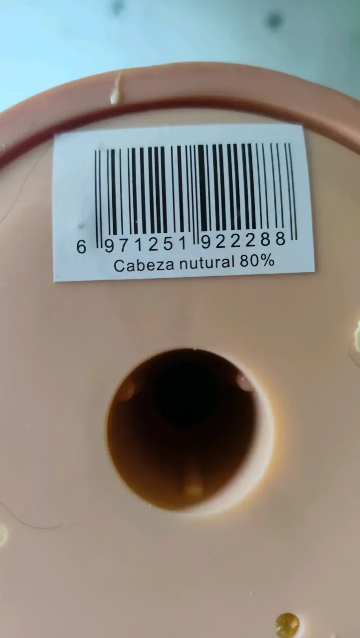 Cabeza técnica para peluquería con soporte - 3