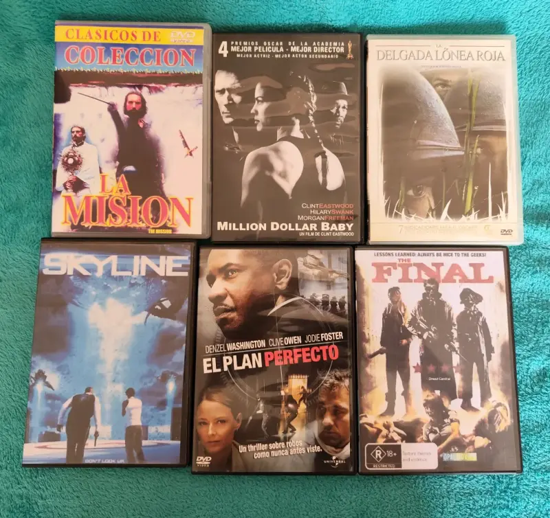 Colección de 18 DVDs de películas clásicas y populares - 1