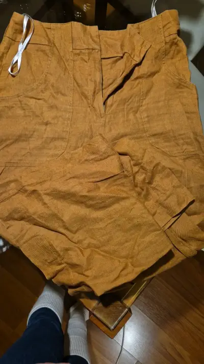 Pantalones Studio F color marrón para mujer - miniatura 3
