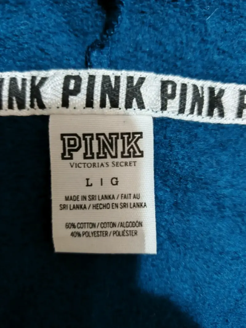Polerón con capucha azul PINK Victoria's Secret - 2