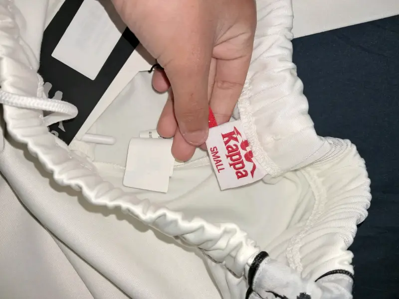 Pantalón deportivos blanco Kappa con logo - 3