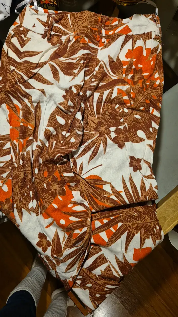 Pantalones estampados tropicales Studio F - 3