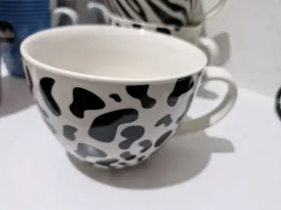 Set de Tazas de Cerámica con Diseño Animal Print - miniatura 2