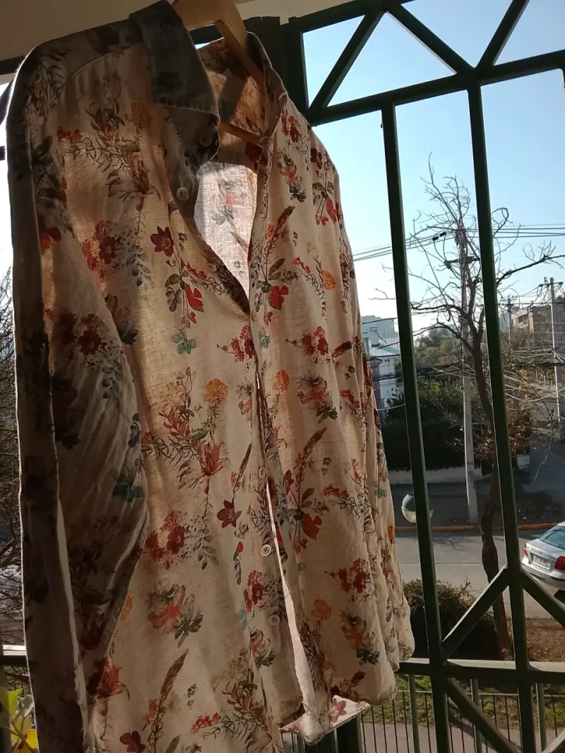Camisa de lino floral Bastoncino para hombre - 1