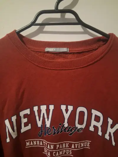 Polerón Index rojo New York - miniatura 3