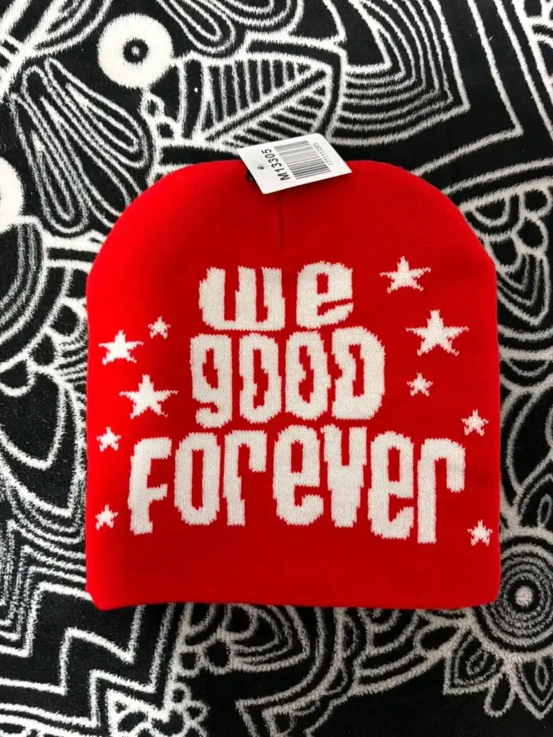 Gorro de lana con diseño Money Is Peaceful - 3