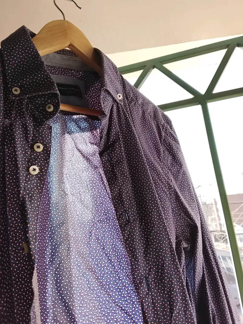 Camisa de hombre Stanley & Morgan estampada - 1