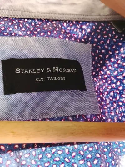 Camisa de hombre Stanley & Morgan estampada - miniatura 3