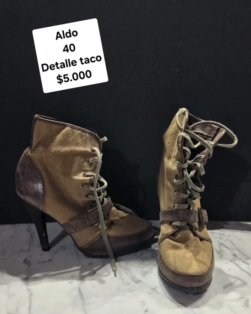Botines de tacón alto Aldo talla 40