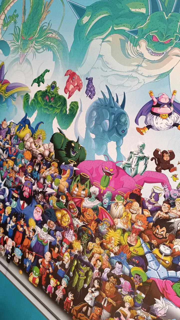 Cuadro decorativo Dragon Ball All personajes 70x50 - 4