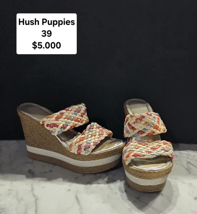 Sandalias Plataforma Hush Puppies Multicolor Talla 39