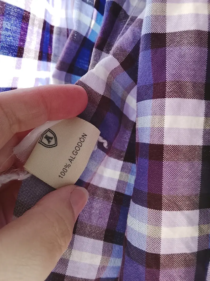 Camisa de cuadros para hombre Arrow 100% algodón - 3
